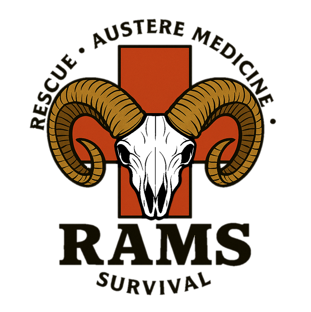 Logo for Rescue-Austere Medicine-Survival (RAMS)